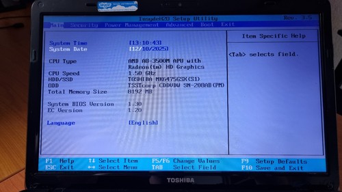 Toshiba laptop satellite - toshiba, l750d