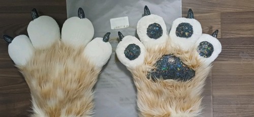 Fursuit colorful cat paw - fursuit,