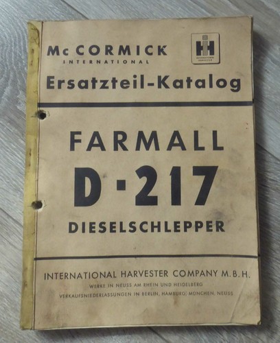 Cormick farmall d217 - mc,