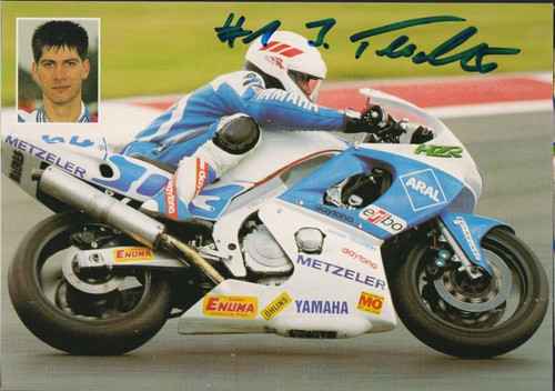 Autogrammkarte von yamaha mit - yamaha,