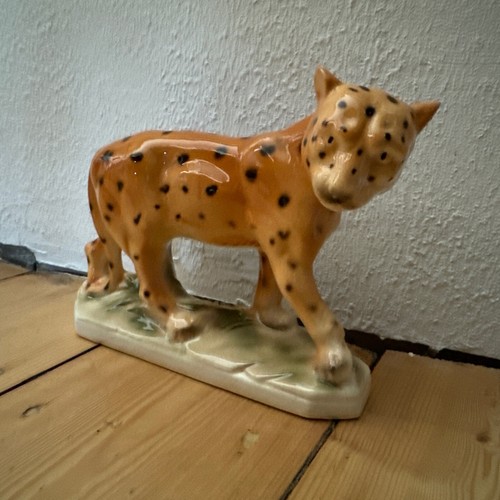 Antiker porzellan leopard - antiker,