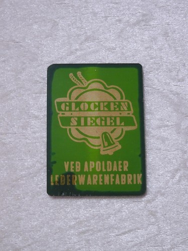 Ddr glockensiegel veb apoldaer - ddr,