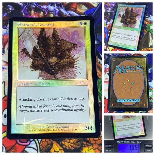 Mtg akromas devoted - mtg, 🇬🇧