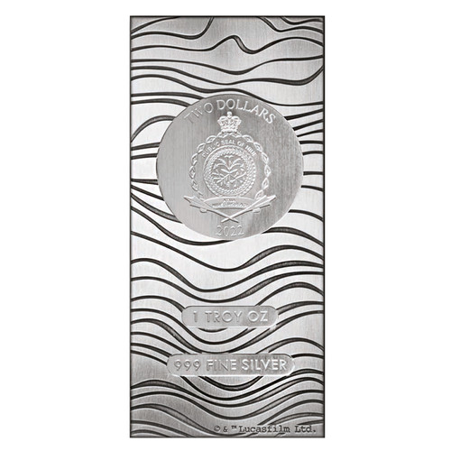 Silver coin beskar bar - oz,