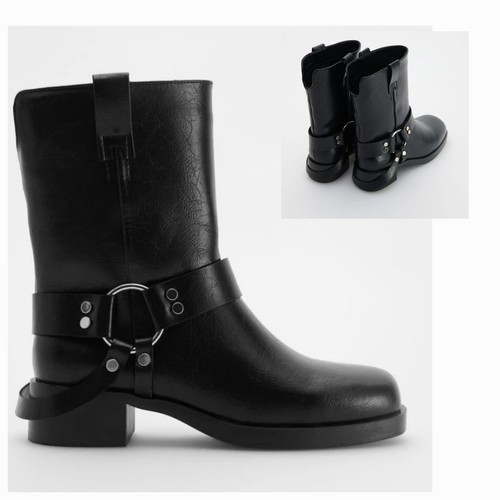 Bikerboots schnalle nieten - bikerboots,