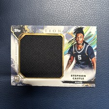 2024-25 Topps Inception Basketball Jumbo Jersey Relic Stephon Castle Spurs RC