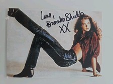 Brooke shields autogramm - brooke,
