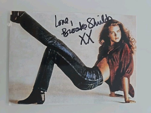 Brooke shields autogramm - shields,
