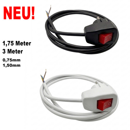 Netzkabel polig mit - netzkabel, schalter