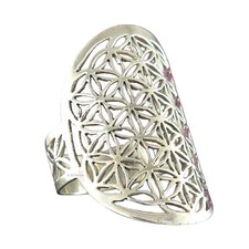 925 Silber Ring Blume des
