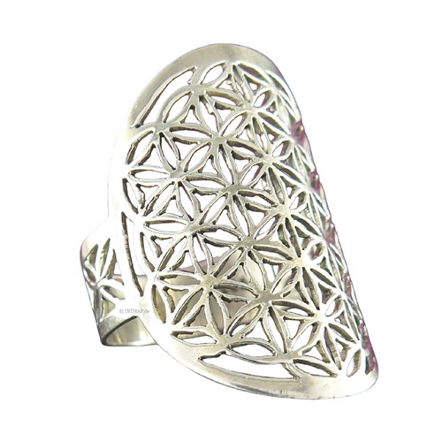 925 silber ring blume des - silber,