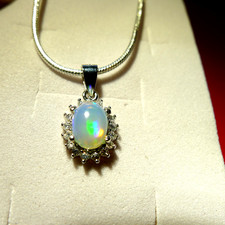 Silber Anhänger und Kette 45