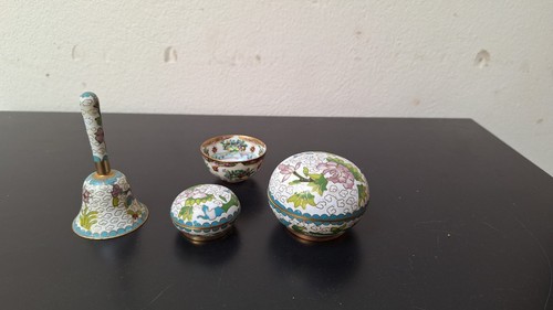 Asiatisches set cloisonne - asiatisches,