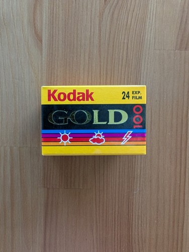 Kodak gold 100 35mm analoger - gold,