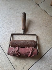 Musterwalze mit Walze, Malerwalzen, Strukturwalzen, Rar, Selten, Antik, Nr. 1342