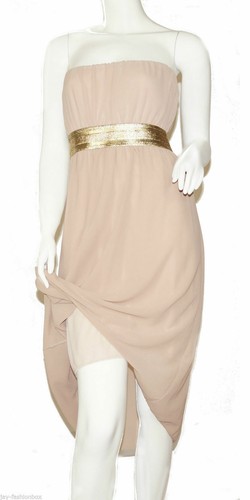 Damen kleid bandeau - bandeau, chiffon