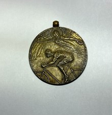 Sieger Medaille Bronze Fahrradrennen Radfahren 1933 Mit Gravur "I. N 50km" 30mm