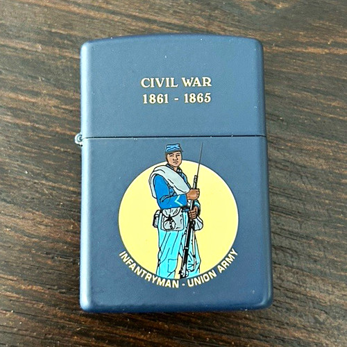 Zippo feuerzeug blau civil war - blau,