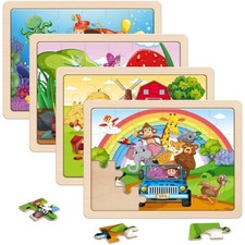 Kinder Holzpuzzles ab 3 4 5 6