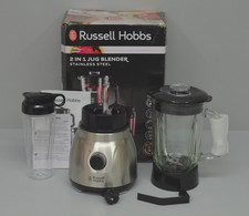 Russell Hobbs 23821-56 2-in-1-Standmixer aus Edelstahl 600W 1,5L Silber/Schwarz