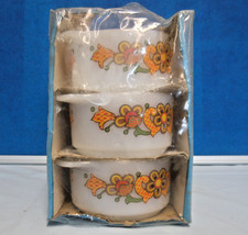 Vintage - 3 JENAER GLAS Suppenschalen - Opalglas - feuerfest - NEU und OVP !!!