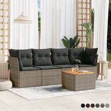 5er Set Garten Sofagarnitur