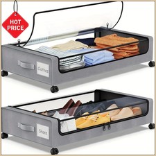 Platzsparende Bettaufbewahrung