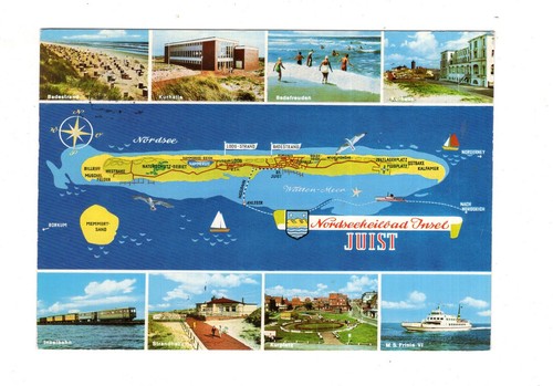 Ansichtskarte nordseeheilbad - ansichtskarte,