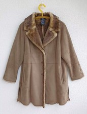 DENNIS BASSO Damenmantel, Kunstfell, Größe XL, Material Polyester, 1A Zustand