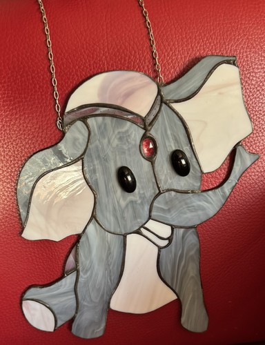 Tiffany fensterbild elefant - fensterbild,