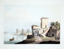 1814 - La Rosiere Aquatint Original Aquatinta aquatint antique print