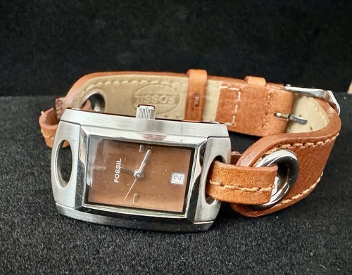 Fossil damenuhr braun - fossil, leder