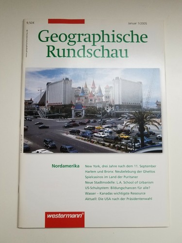 Geographische rundschau - geographische,