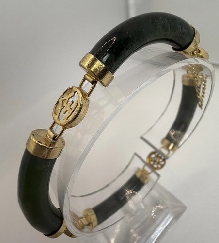 Vintage nephrit jade armband - nephrit,