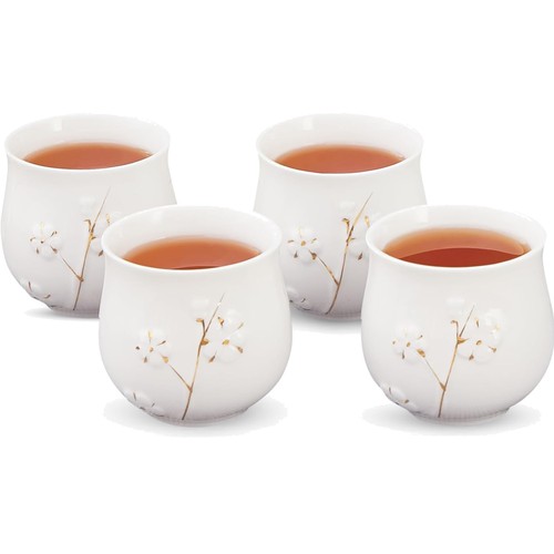 Japanische teetassen set 4er - teetassen,