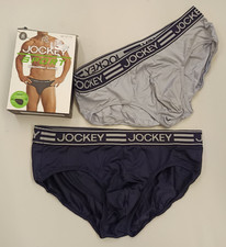 * JOCKEY SPORT microfiber active 2-er Pack Brief Slip Gr. 3XL NEU Schwarz/Grau