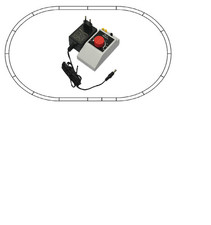 ROCO Oval Schienen Massiv