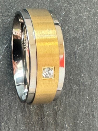 Titan ring bicolor mattiert - ring,