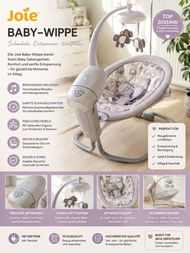 Joie babywippe babyschaukel - joie,
