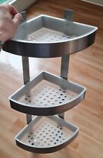 Eckregal aus Edelstahl Badezubehör Badezimmer