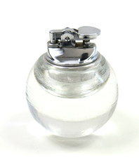 Tischfeuerzeug kugel förmig Gasfeuerzeug Glas Feuerzeug Lighter 9523