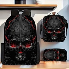 Rucksack mit Schädelaufdruck