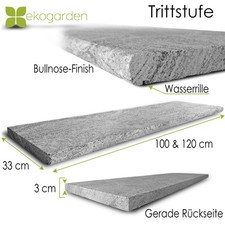 Granit Treppenstufe Tritt-