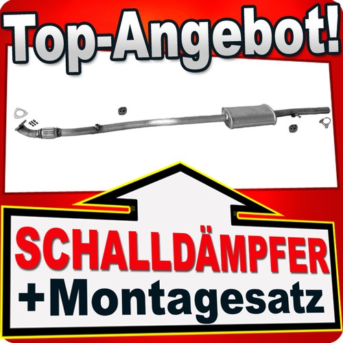 Mittelschalldämpfer für opel - mittelschalldämpfer,