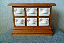 Vintage Gewürzschrank Holz