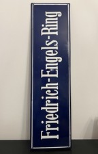  DDR  Straßenschild FRIEDRICH - ENGELS - RING  Emailleschild