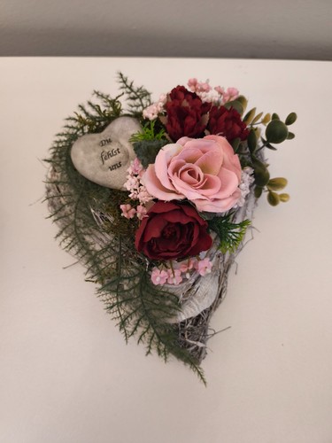 Grabgesteck grabschmuck herz - grabgesteck,