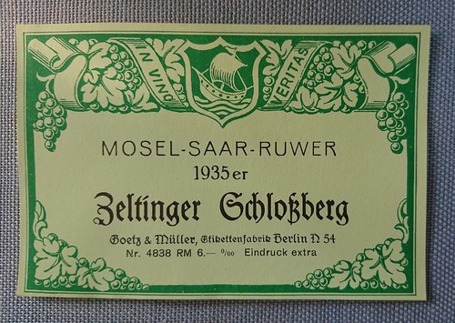 Old wine label sample - wine,
