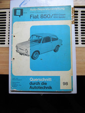 Werkstatthandbuch Reparaturanleitung Fiat 850 / Coupe-Spider