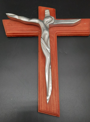 Kruzifix kreuz aus holz - holz, +